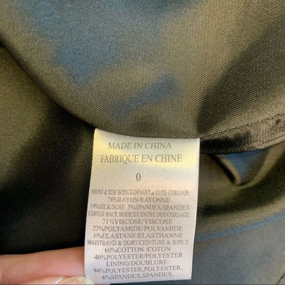 THEORY black strapless velvet silk Chanesa dress Size 0 - Picture 11 of 15